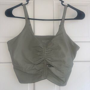 Athleta sports bra / top, size medium, light green